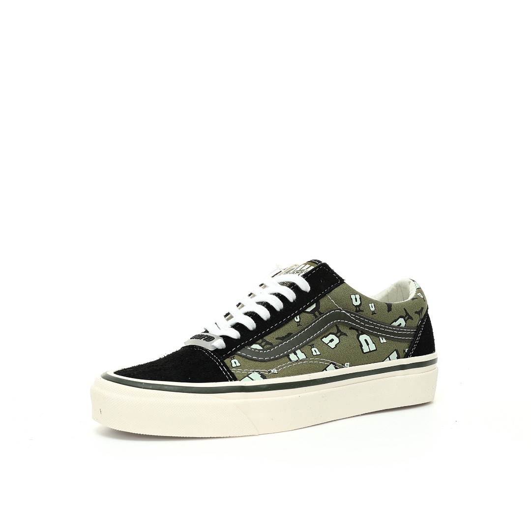 Undefeated x Vault by Vans Og Old Skool Lx Mens Womens - U-Man - Grasshopper/Green VN0A4P3XGRN Shoes