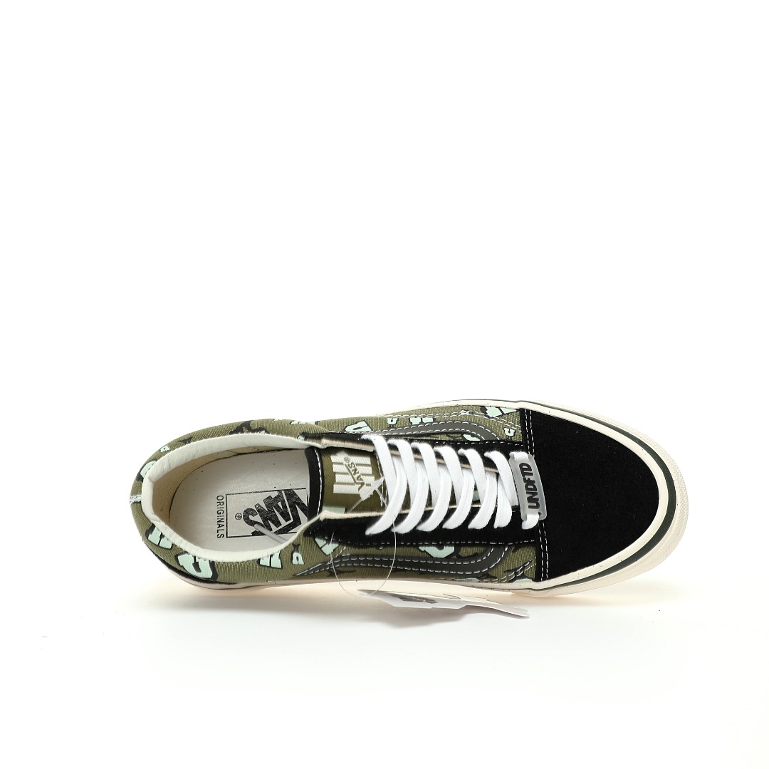 Undefeated x Vault by Vans Og Old Skool Lx Mens Womens - U-Man - Grasshopper/Green VN0A4P3XGRN Shoes