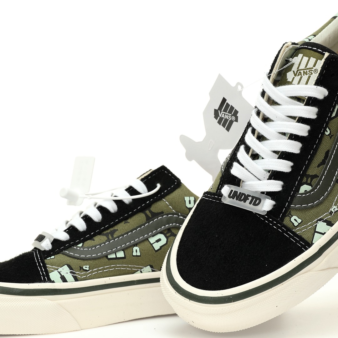 Undefeated x Vault by Vans Og Old Skool Lx Mens Womens - U-Man - Grasshopper/Green VN0A4P3XGRN Shoes