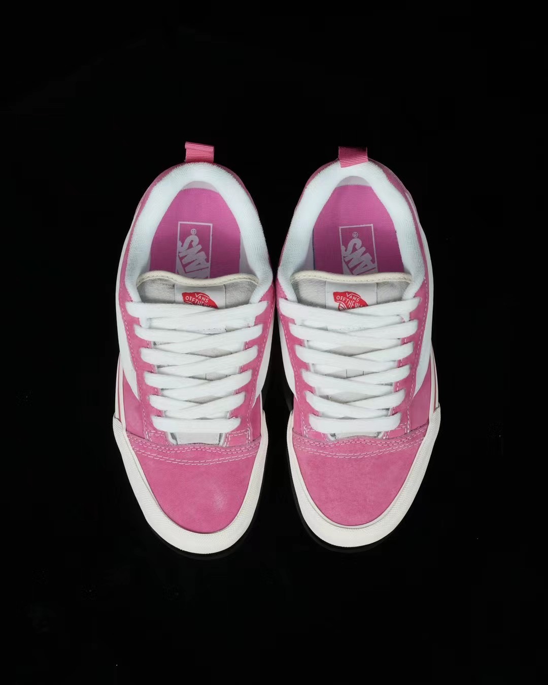 Vans Knu Skool Mens Womens - Pink/White VN0009QCBJ1 Shoes