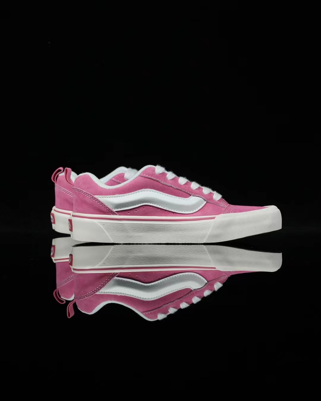 Vans Knu Skool Mens Womens - Pink/White VN0009QCBJ1 Shoes