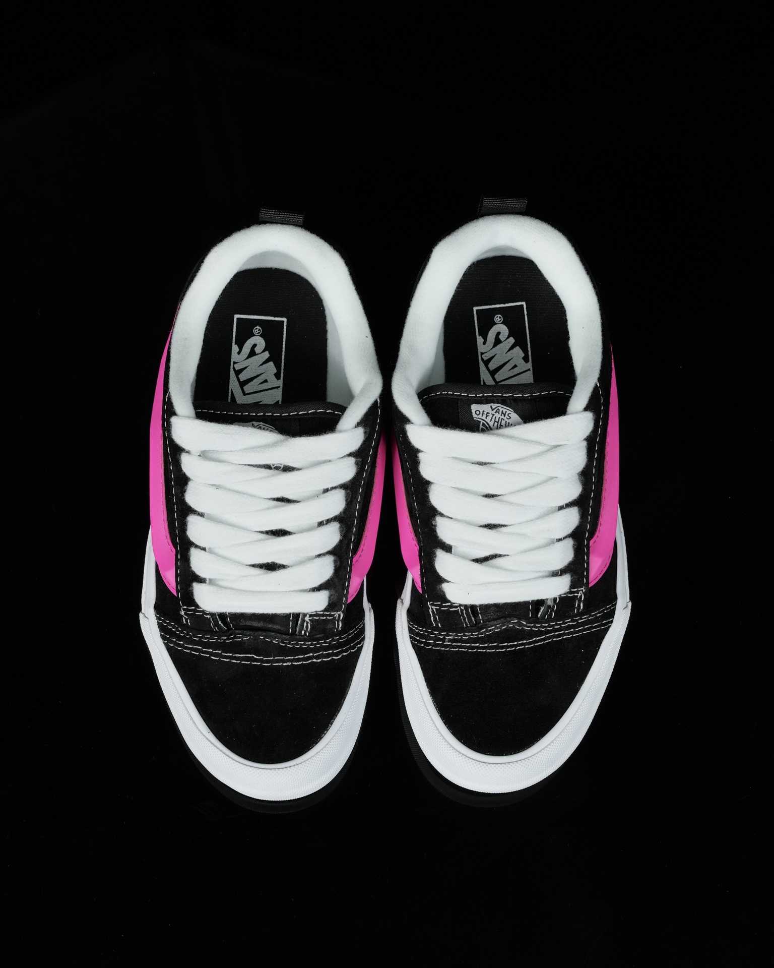 Vans Knu Skool Mens Womens - Black/Neon Pink VN0005UZBFY-1 Shoes