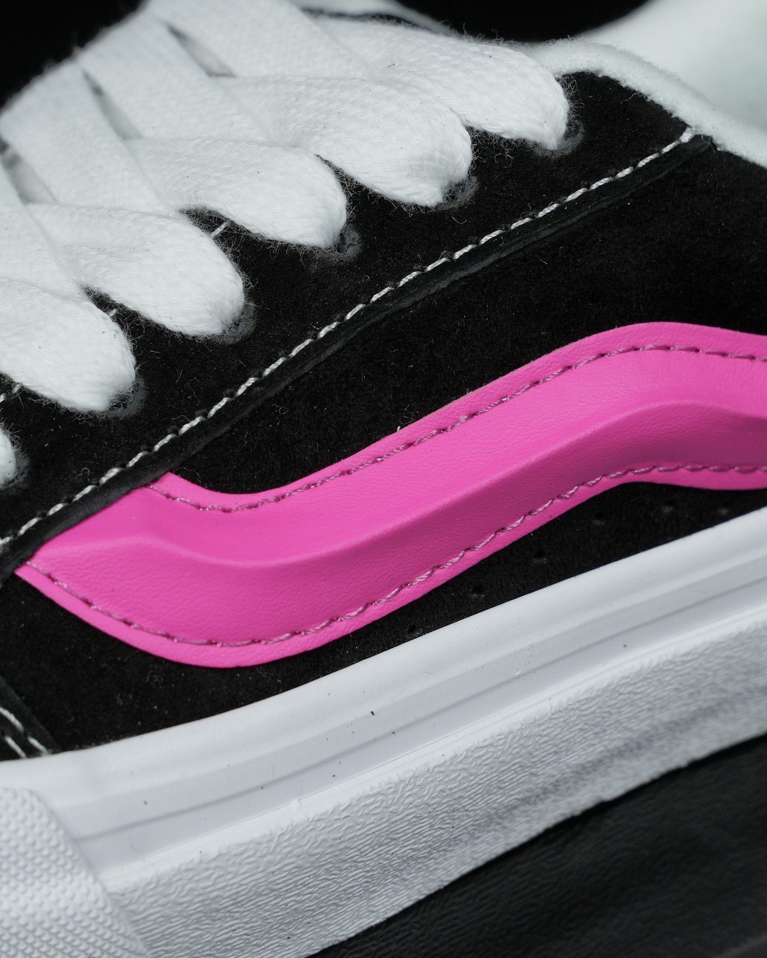 Vans Knu Skool Mens Womens - Black/Neon Pink VN0005UZBFY-1 Shoes