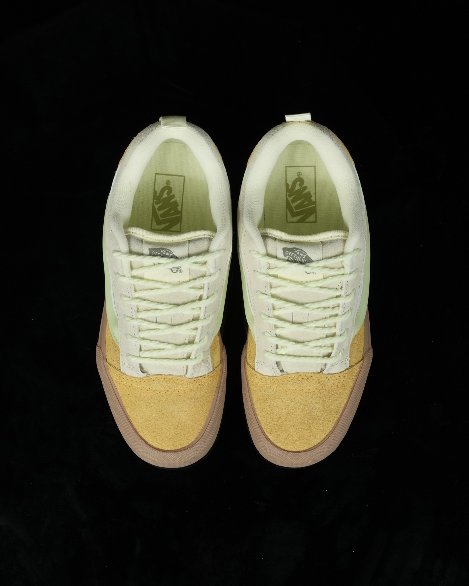 Vans Knu Skool Freshly Baked Bread Mens Womens - Yellow/Green/Gum VN0009QCCOP Shoes