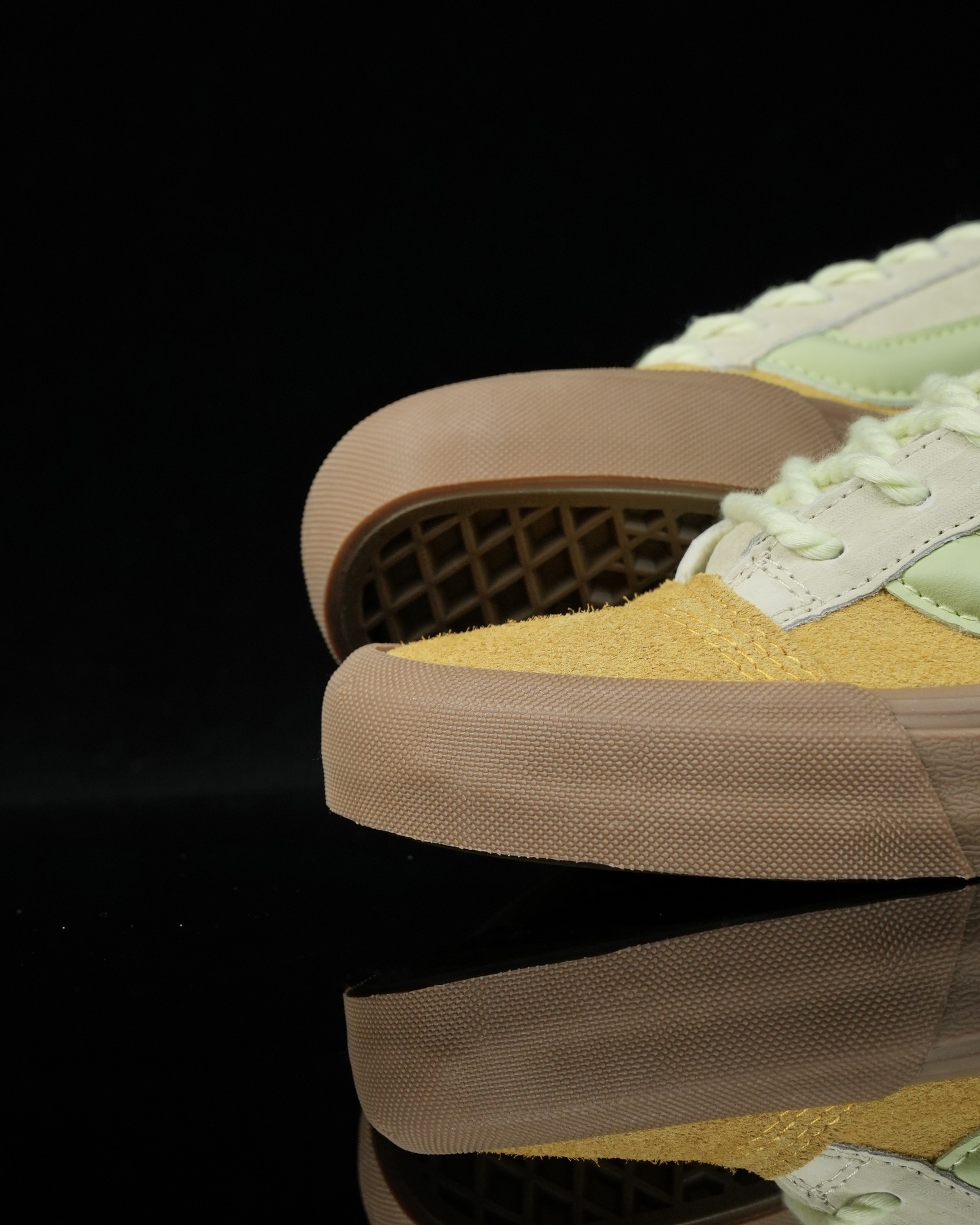 Vans Knu Skool Freshly Baked Bread Mens Womens - Yellow/Green/Gum VN0009QCCOP Shoes