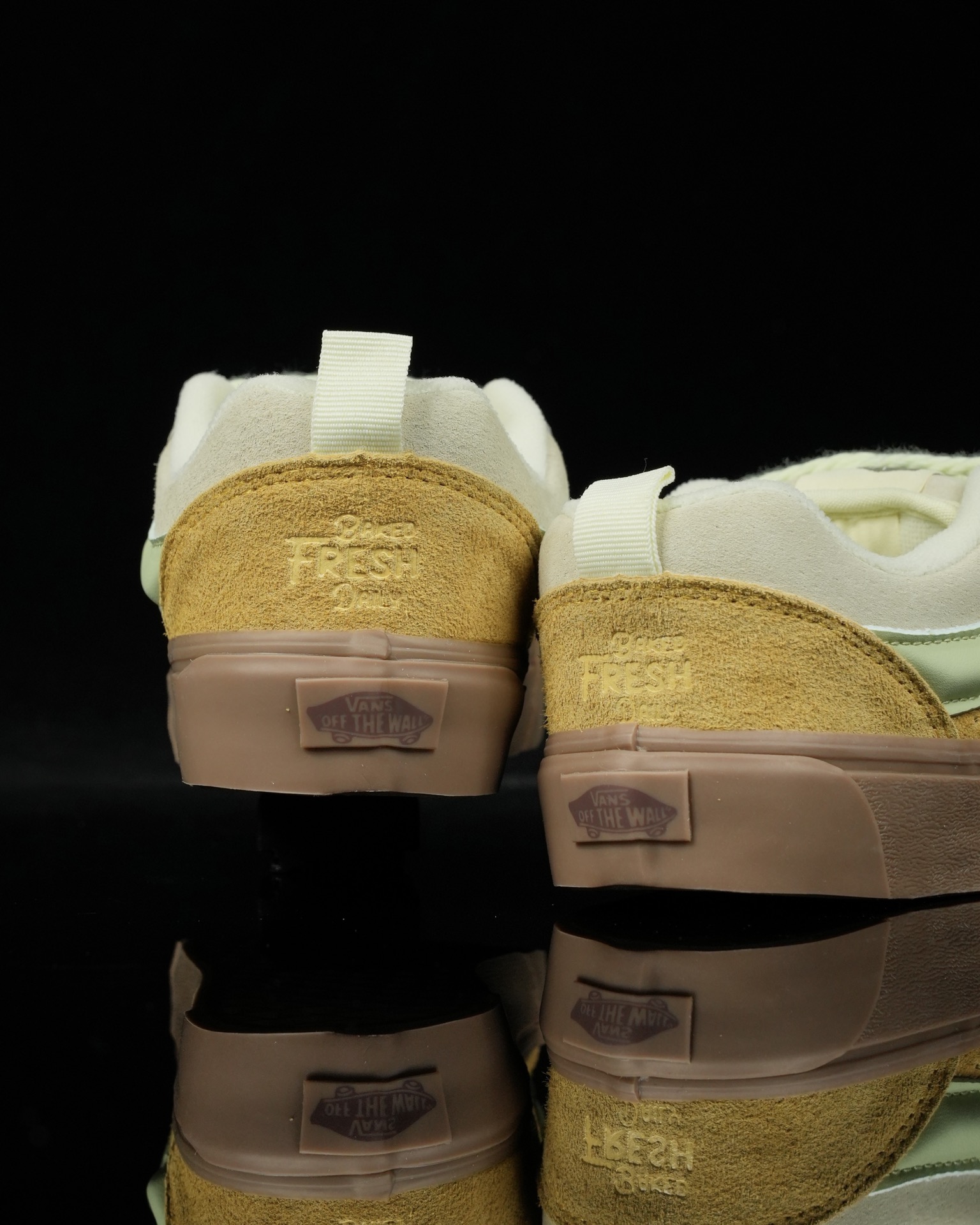 Vans Knu Skool Freshly Baked Bread Mens Womens - Yellow/Green/Gum VN0009QCCOP Shoes