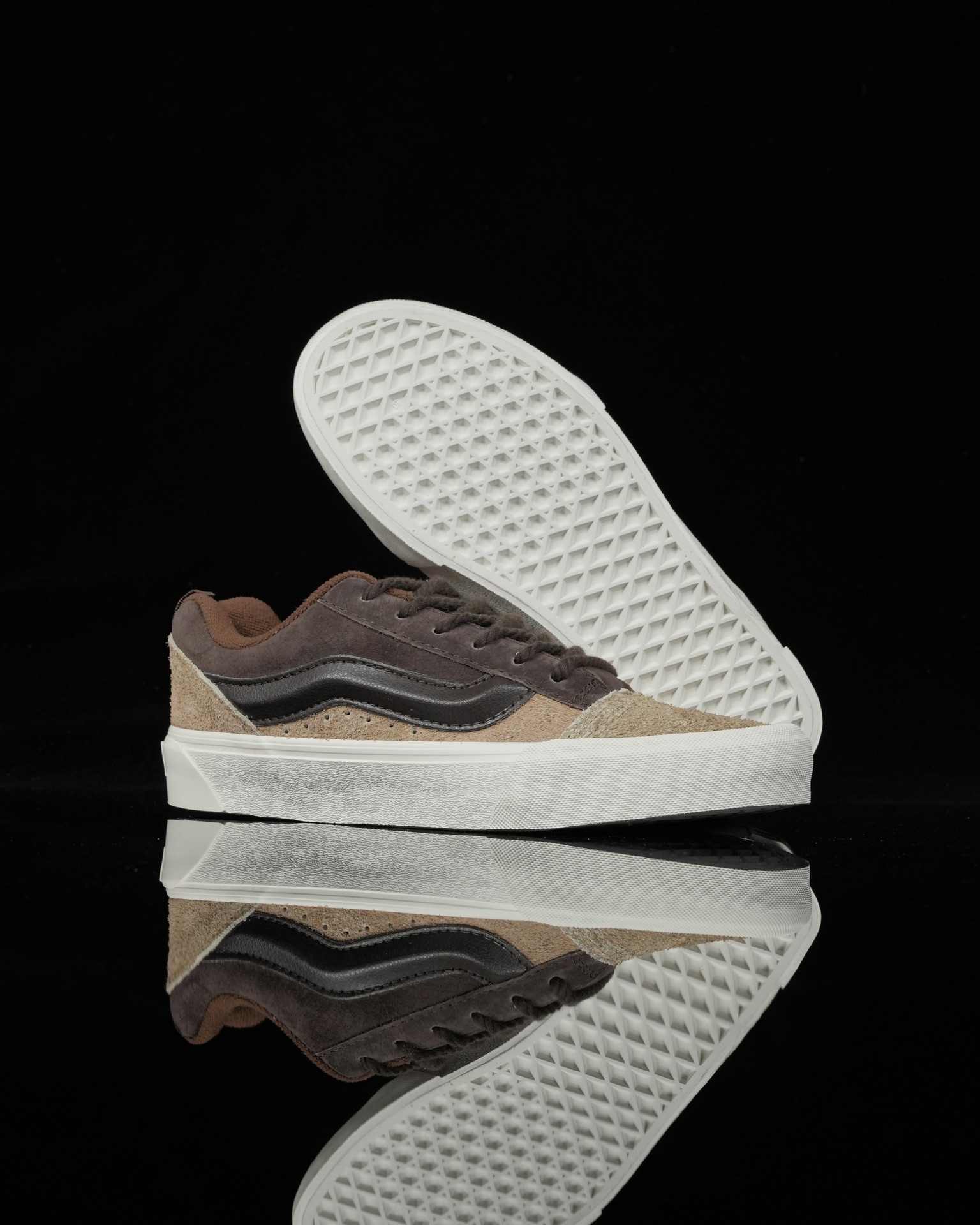 Vans Knu Skool Freshly Baked Bread Mens Womens - Brown/Black VN0009QCBRO Shoes