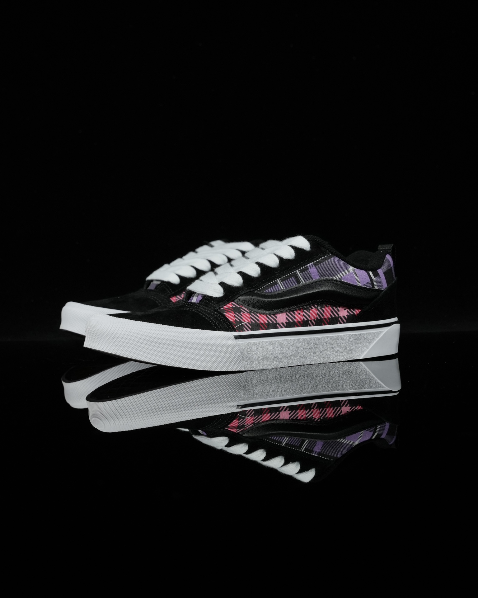 Vans Knu Skool Mens Womens - Black/Multi VN0009QCBOQ Shoes