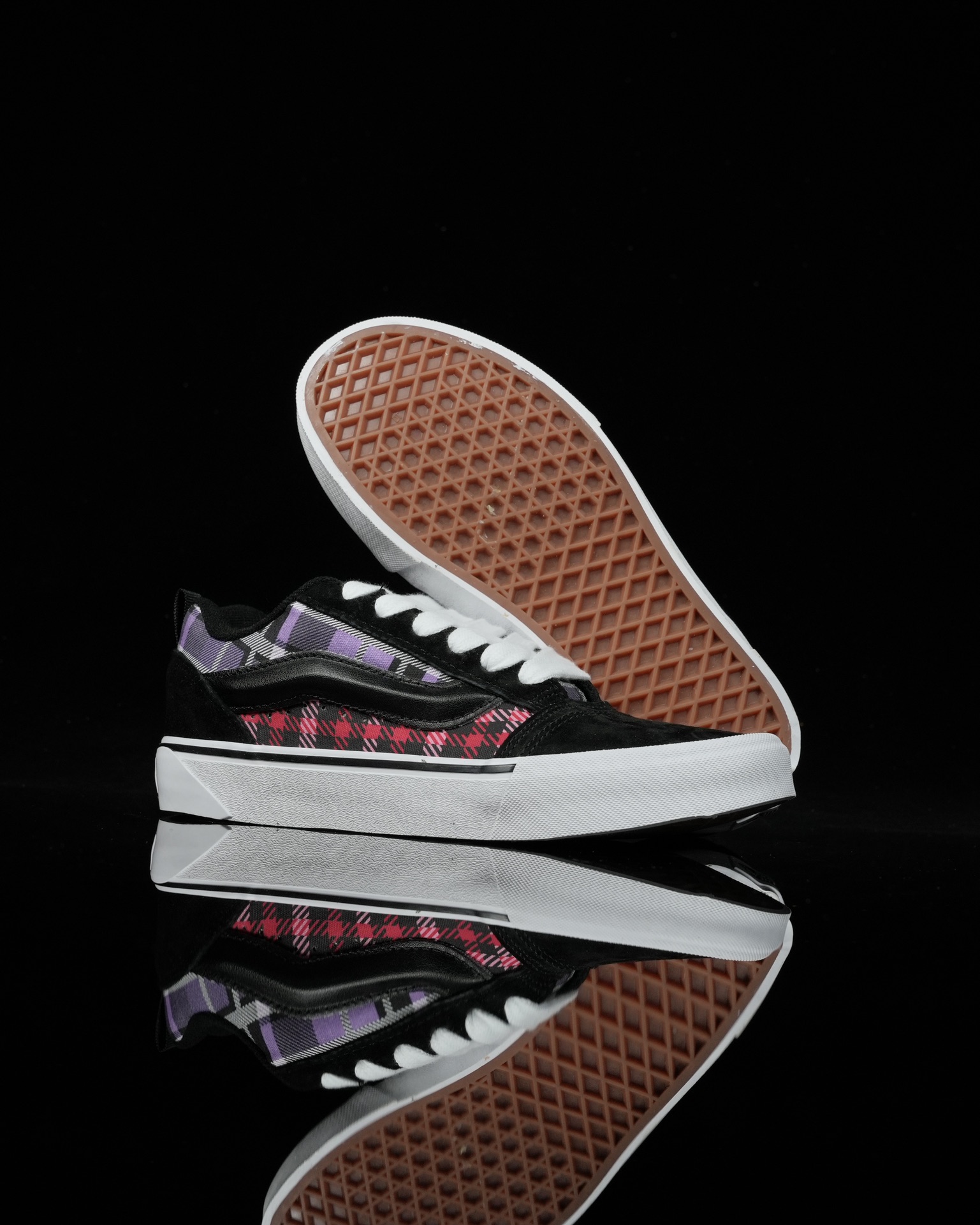 Vans Knu Skool Mens Womens - Black/Multi VN0009QCBOQ Shoes