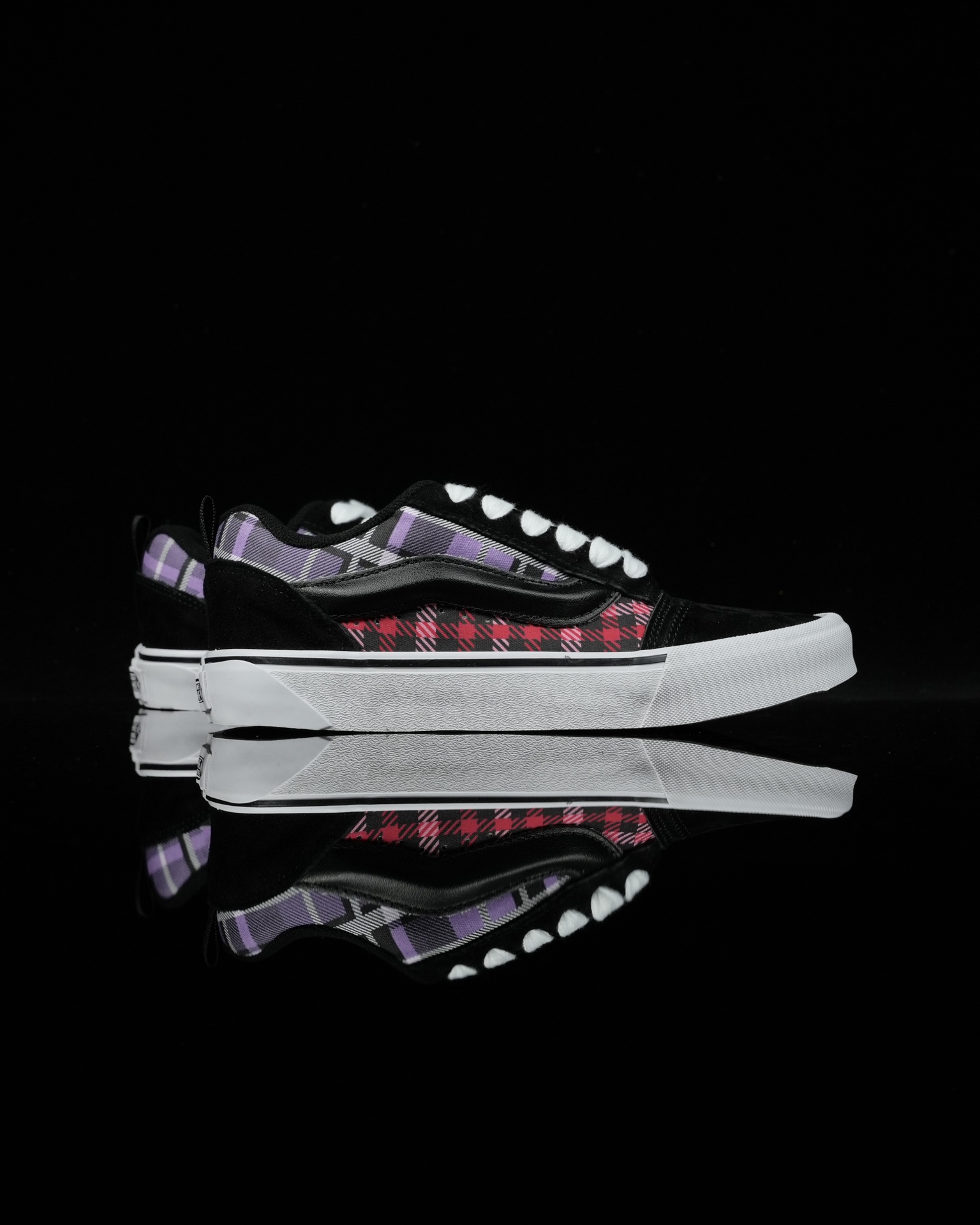 Vans Knu Skool Mens Womens - Black/Multi VN0009QCBOQ Shoes