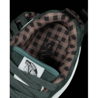 Vans Knu Skool Mens Womens - Drak Green/White/Brown VN0009QCOLV-1 Shoes