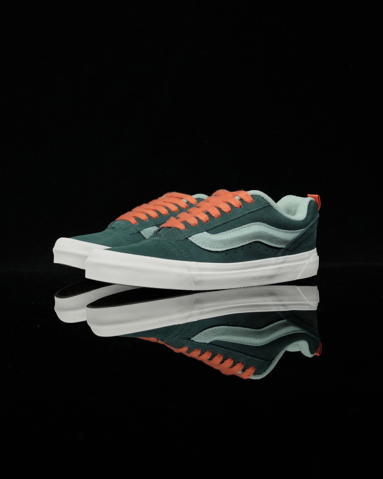 Vans Knu Skool Mens Womens - Golden Hour/Green Gables VN0009QC2LN Shoes