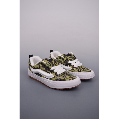 Imran Potato x Vans Knu Skool MTE-1 LX Mens Womens - Camo Olive/White VNOA5AOAY33-1 Shoes