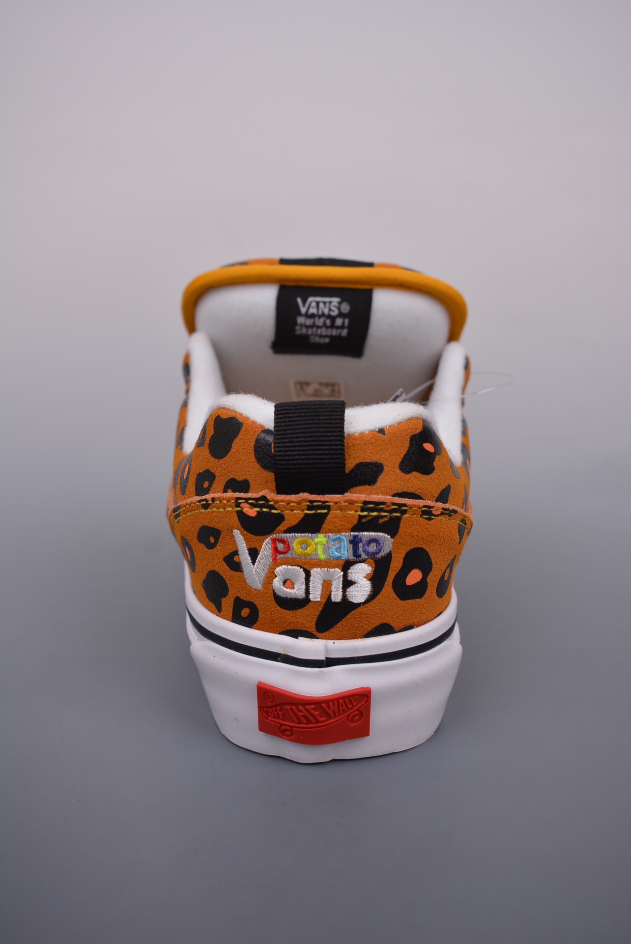 Imran Potato x Vans Knu Skool VR3 LX Leopard Mens Womens - Golden Glow/Bombay Brown/Black VN0A7Q5JB3G Shoes