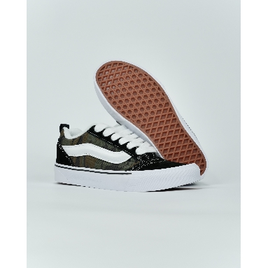 Vans Knu Skool Mens Womens - Camo Black/True White VN0009QCBMX Shoes