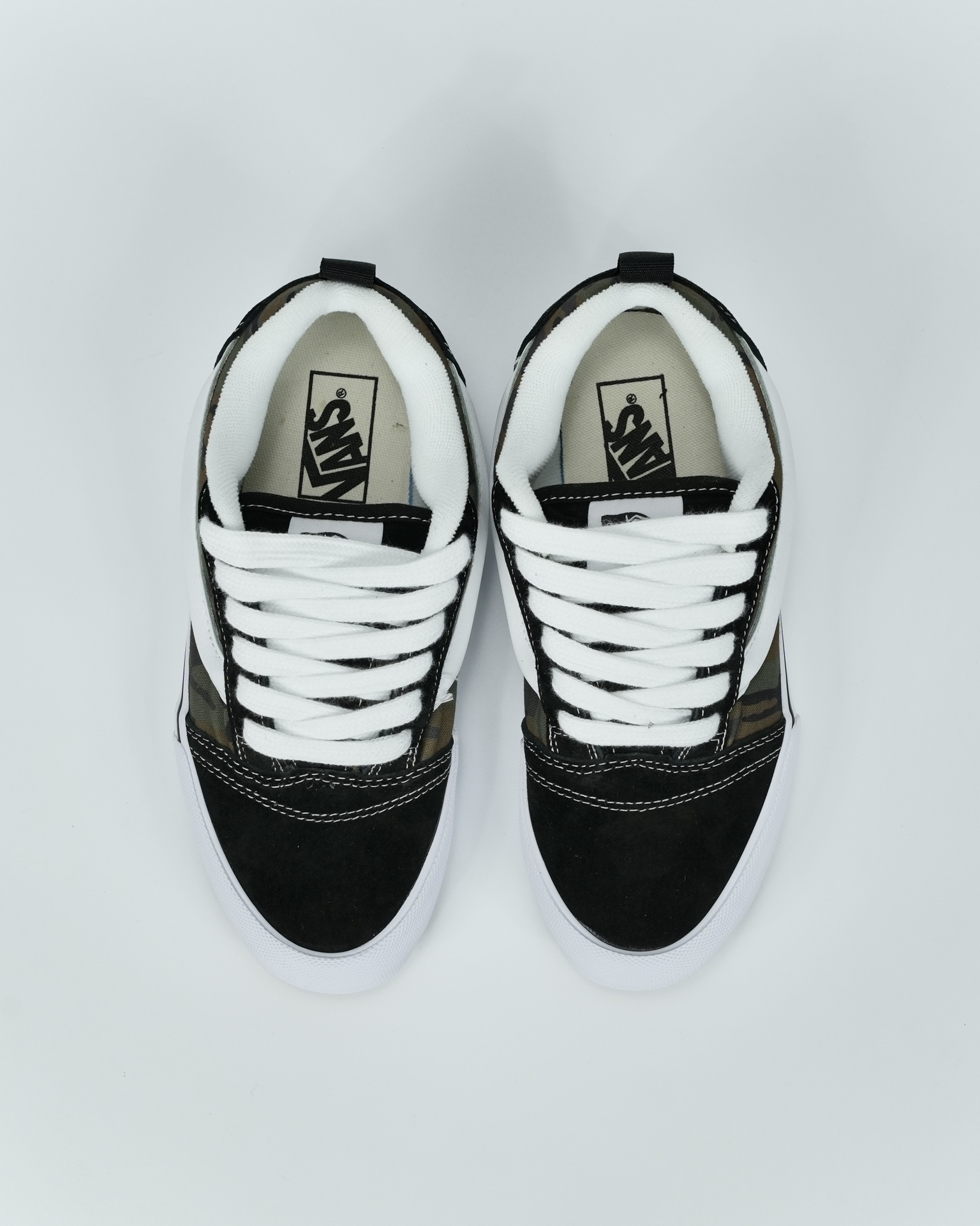 Vans Knu Skool Mens Womens - Camo Black/True White VN0009QCBMX Shoes