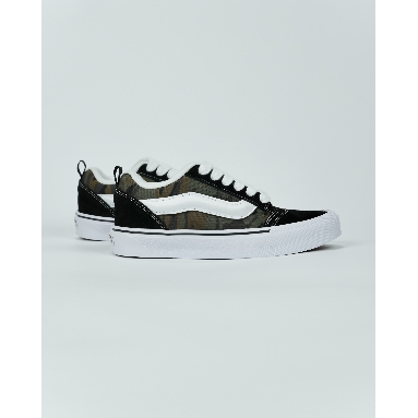 Vans Knu Skool Mens Womens - Camo Black/True White VN0009QCBMX Shoes