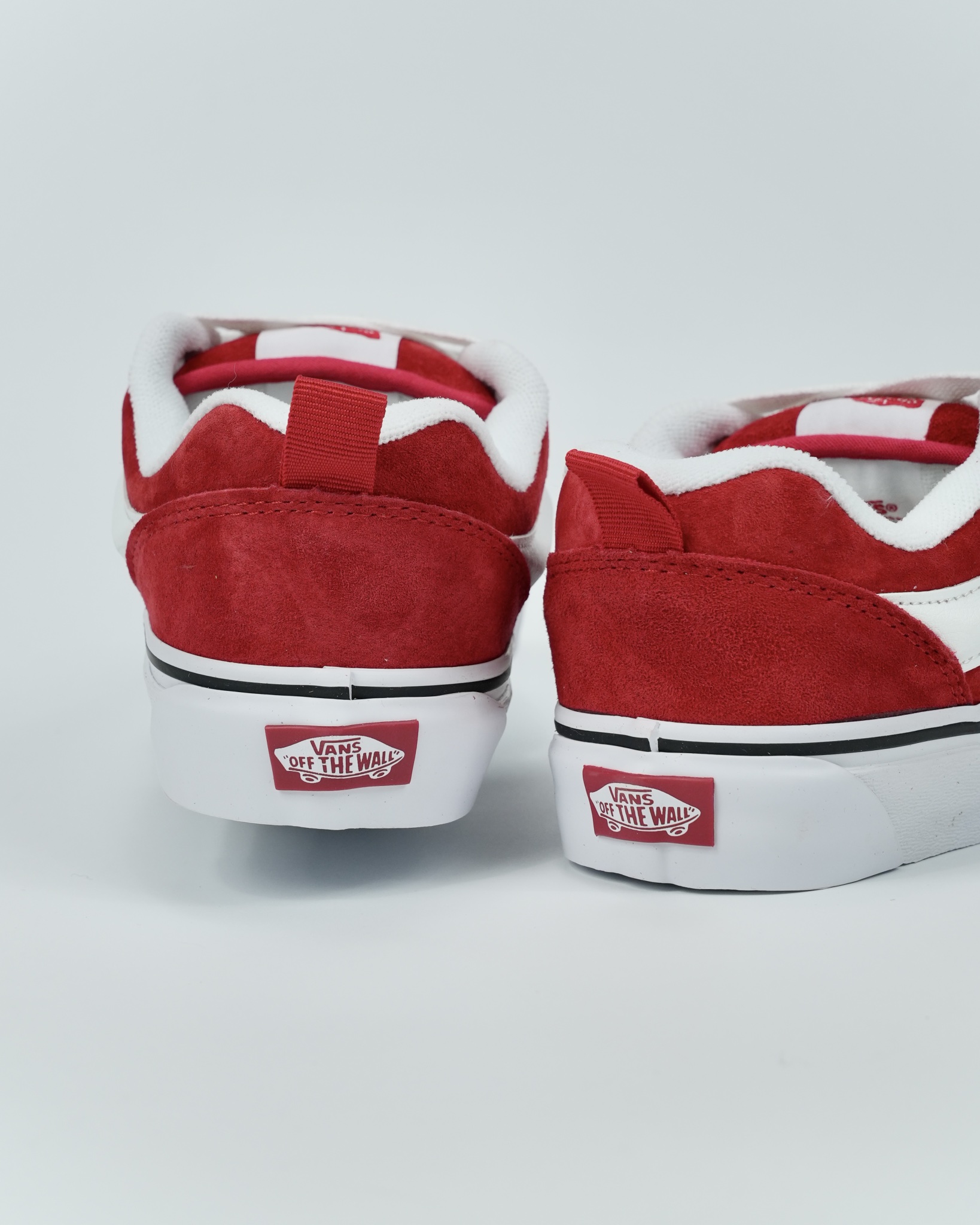 Vans Knu Skool Mens Womens - Red/White VN0009QCJV6 Shoes