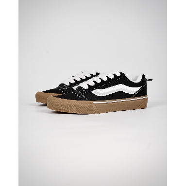 Imran Potato x Vans Knu Skool Mens Womens - Black/White/Gum VN0009QCB9M-1 Shoes