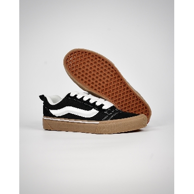 Imran Potato x Vans Knu Skool Mens Womens - Black/White/Gum VN0009QCB9M-1 Shoes