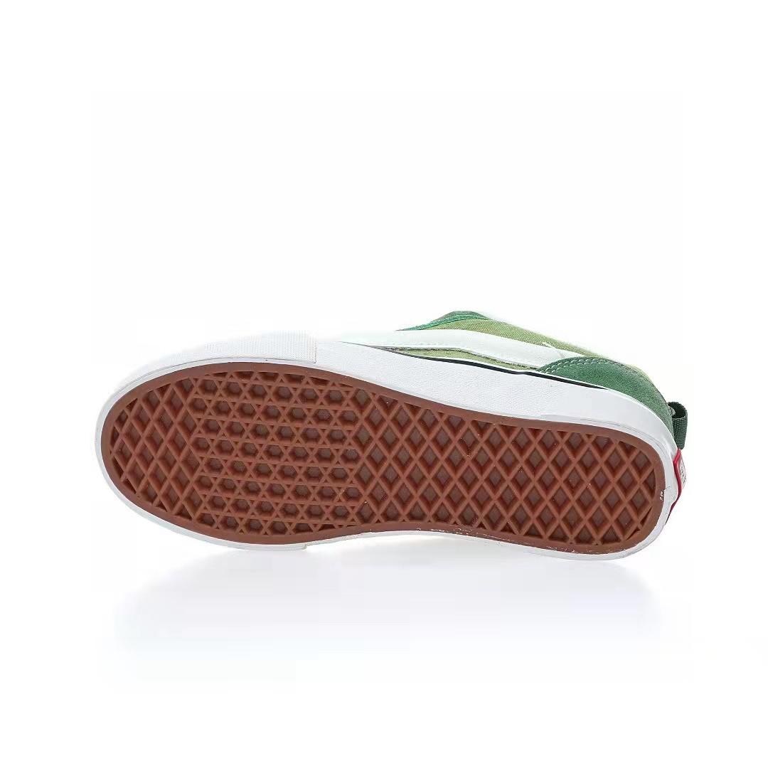 Vans Knu Skool Mens Womens - Green/White VN0009QCGRN-1 Shoes