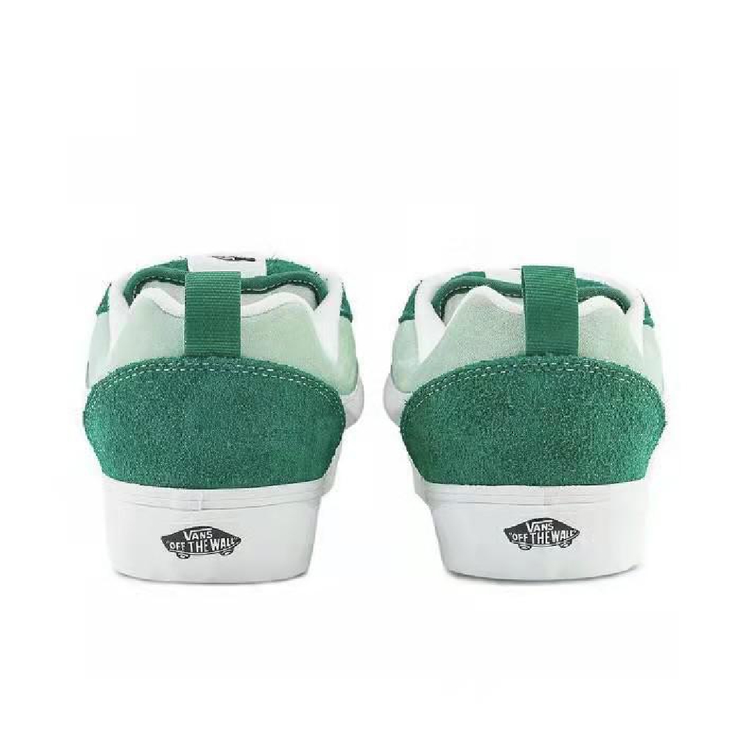 Vans Knu Skool Suede Mens Womens - Green/White VN0009QCGRN Shoes