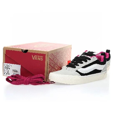 Vans Knu Skool VLT LX Devils Details Mens Womens - White/Black VN0007QDWHT Shoes