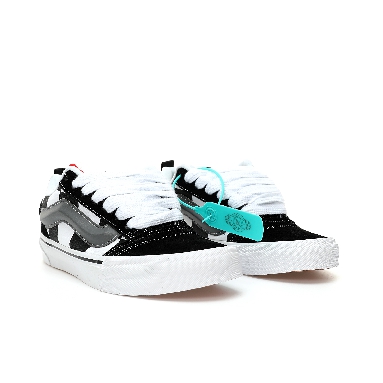 Vans Knu Skool Checkerboard Mens Womens - Mega Check Black/White VN0009QCCJJ Shoes