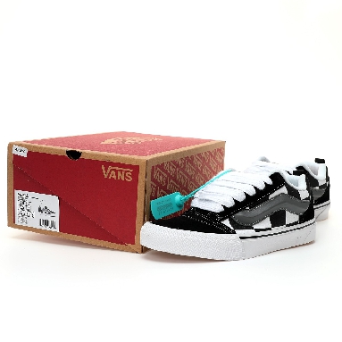 Vans Knu Skool Checkerboard Mens Womens - Mega Check Black/White VN0009QCCJJ Shoes