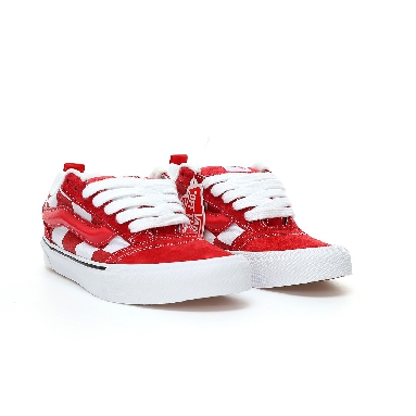 Vans Knu Skool Checkerboard Mens Womens - Mega Check Red/White VN0009QCRED Shoes