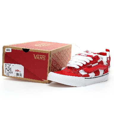 Vans Knu Skool Checkerboard Mens Womens - Mega Check Red/White VN0009QCRED Shoes