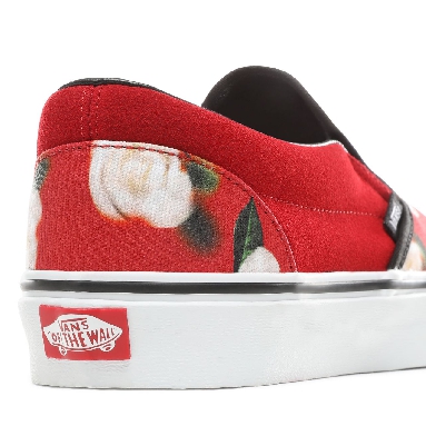 Vans Romantic Floral Slip-On Classic Mens Womens - (Romantic Floral) Chili Pepper/True White VN0A38F7VMI Shoes