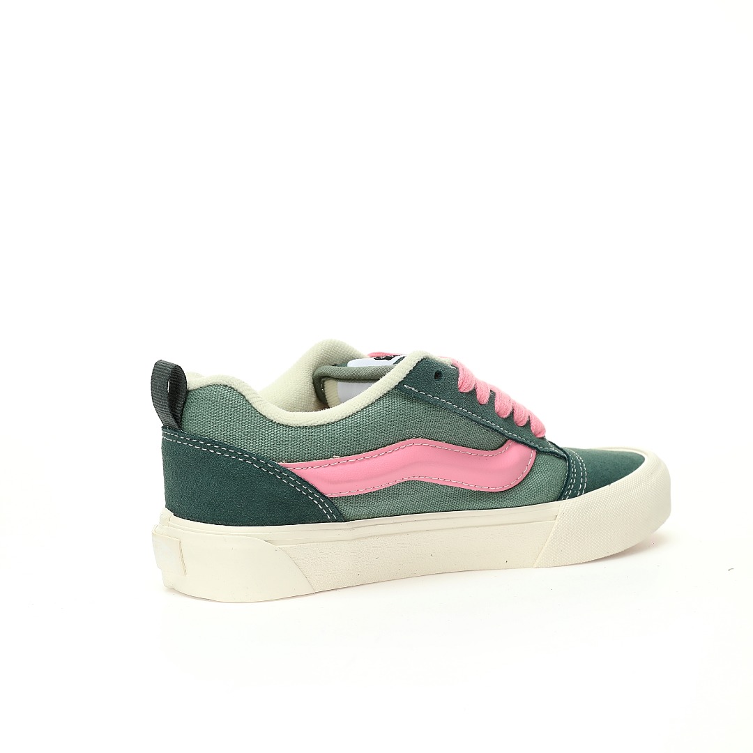 Vans Knu Skool Mens Womens - Green/Pink VN0A3DZ3BOC-1 Shoes