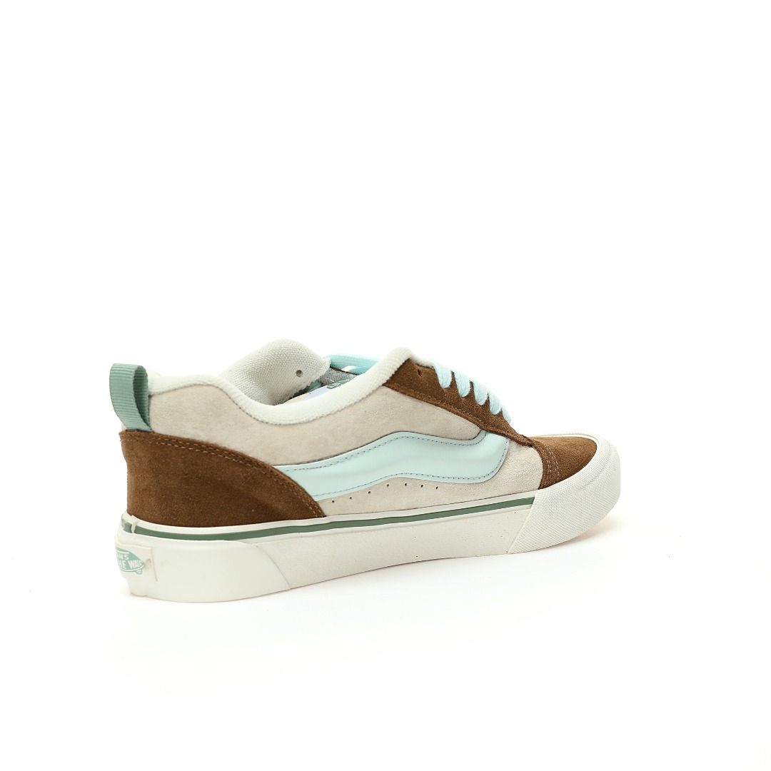 Vans Knu Skool Mens Womens - Tri Block Blue/Brown VN0009QCBLU Shoes