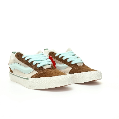 Vans Knu Skool Mens Womens - Tri Block Blue/Brown VN0009QCBLU Shoes