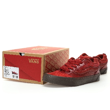 Vans Knu Skool Mens Womens - Red/Gum VN0009QC02Y-1 Shoes