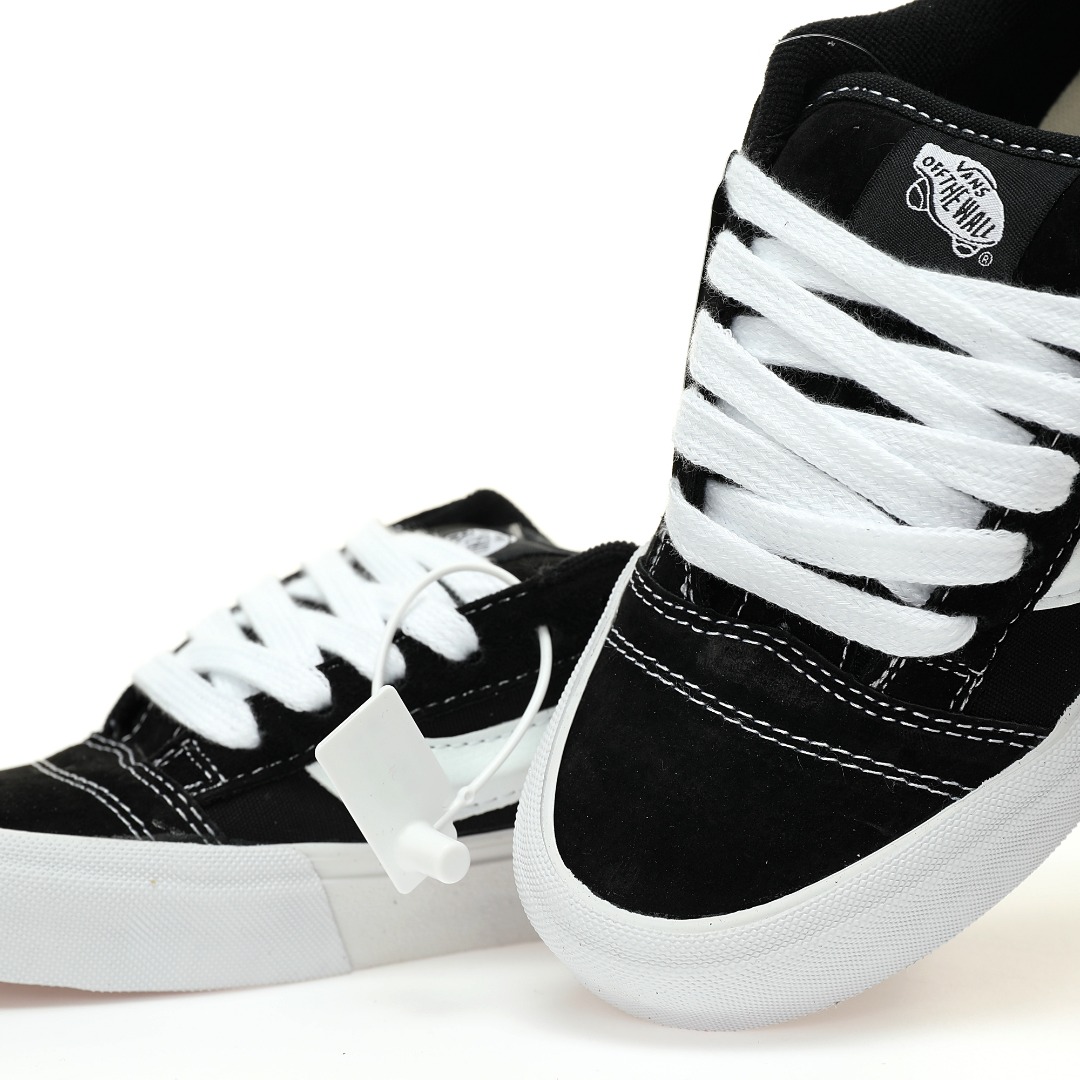 Vans Knu Skool Mens Womens - Black/White VN0009QC6BT-2 Shoes