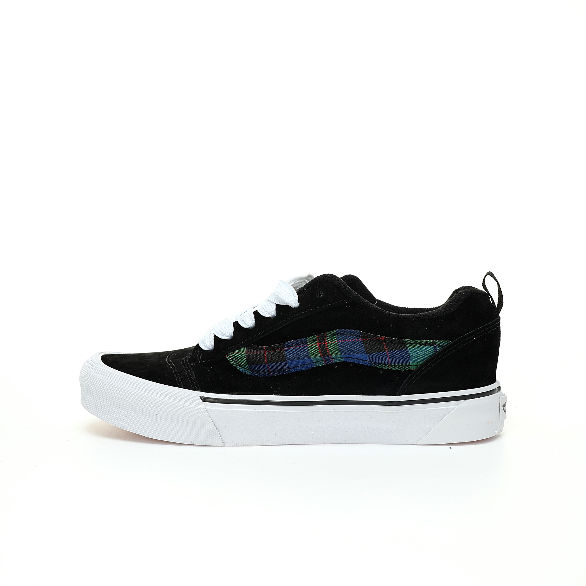 Vans Knu Skool Mens Womens - Black/Green/Blue VN0009QC3M5-1 Shoes