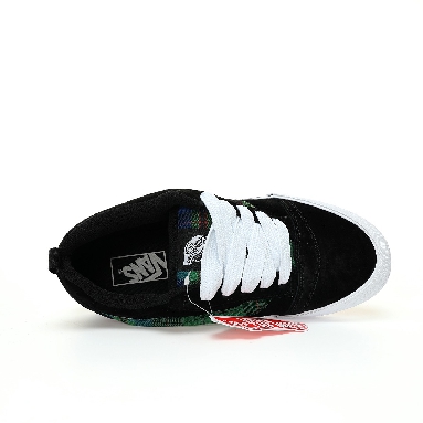 Vans Knu Skool Mens Womens - Black/Green/Blue VN0009QC3M5-1 Shoes