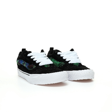 Vans Knu Skool Mens Womens - Black/Green/Blue VN0009QC3M5-1 Shoes