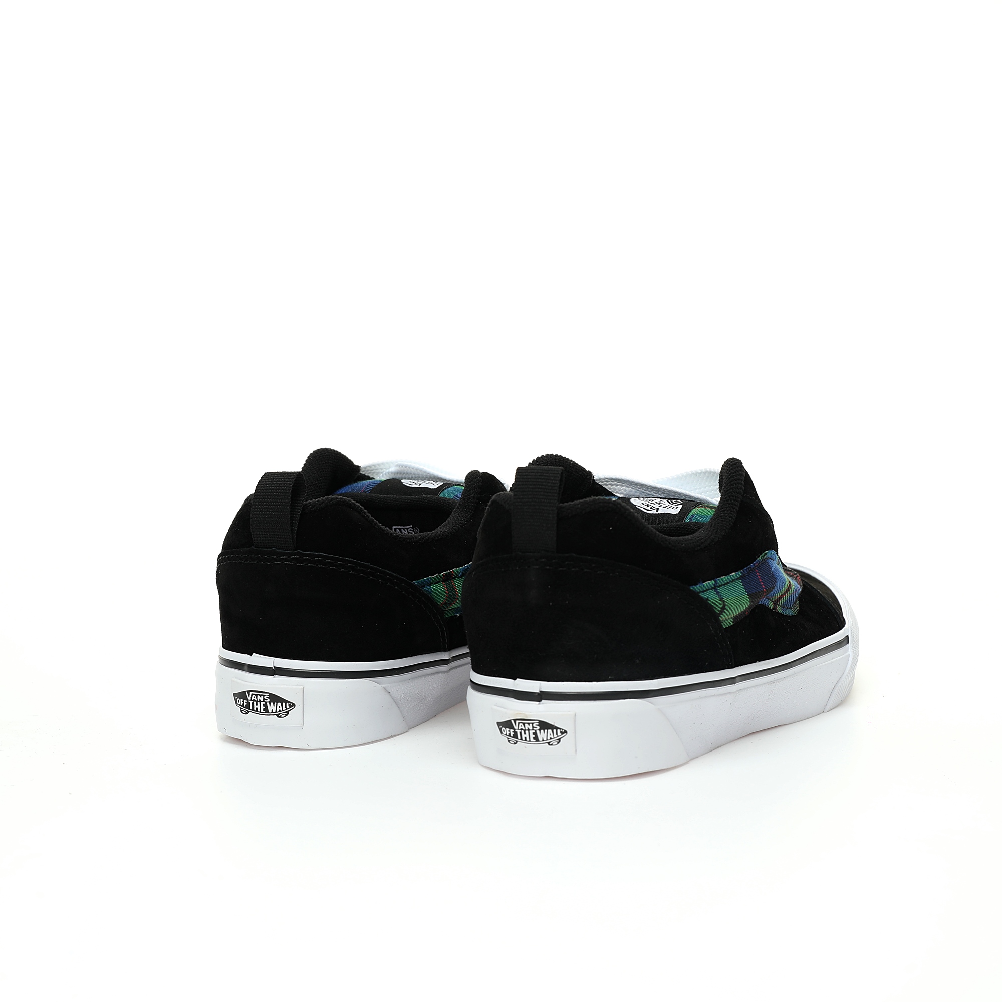 Vans Knu Skool Mens Womens - Black/Green/Blue VN0009QC3M5-1 Shoes