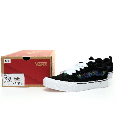 Vans Knu Skool Mens Womens - Black/Green/Blue VN0009QC3M5-1 Shoes