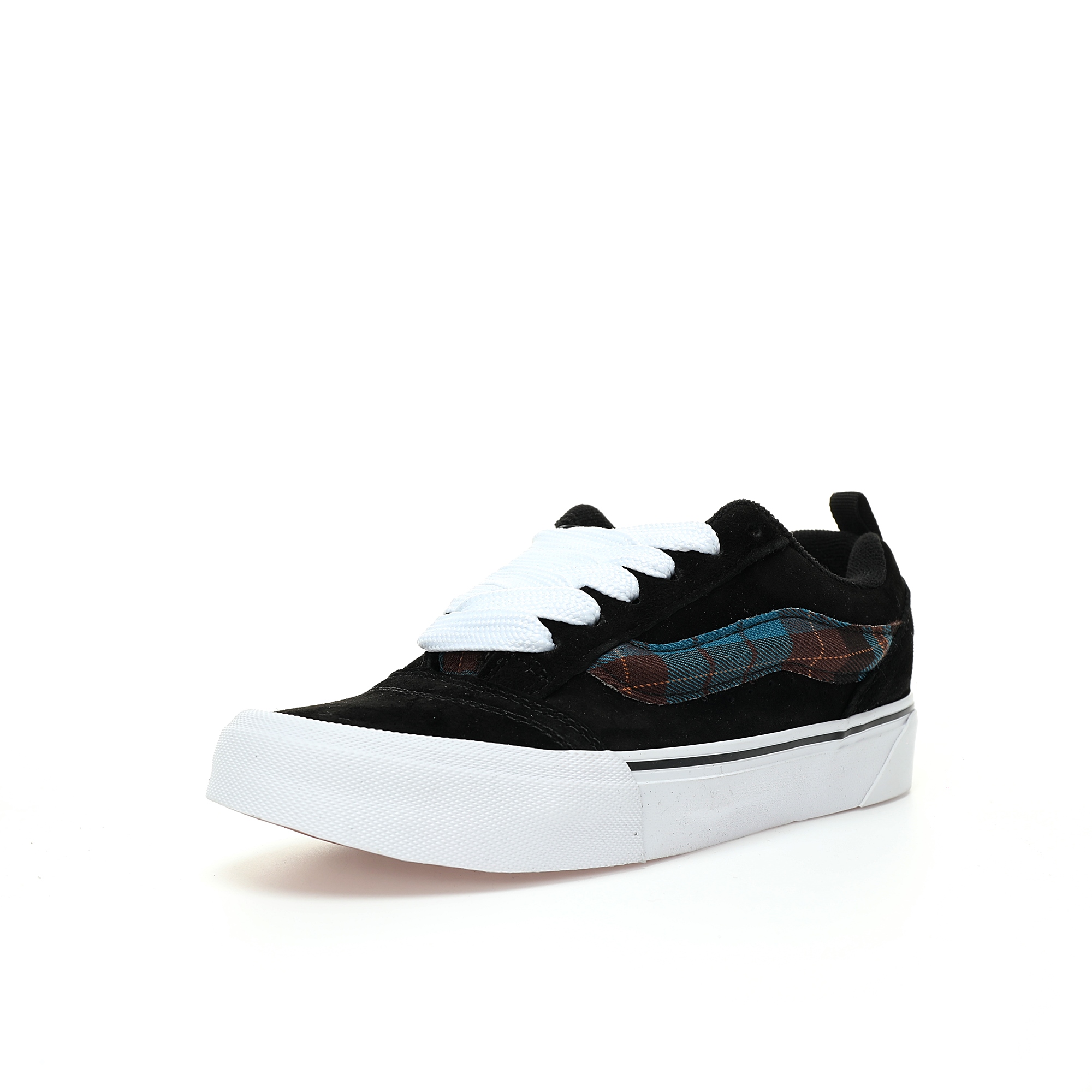 Vans Knu Skool Mens Womens - Black/Blue/Brown VN0009QC3M5-2 Shoes