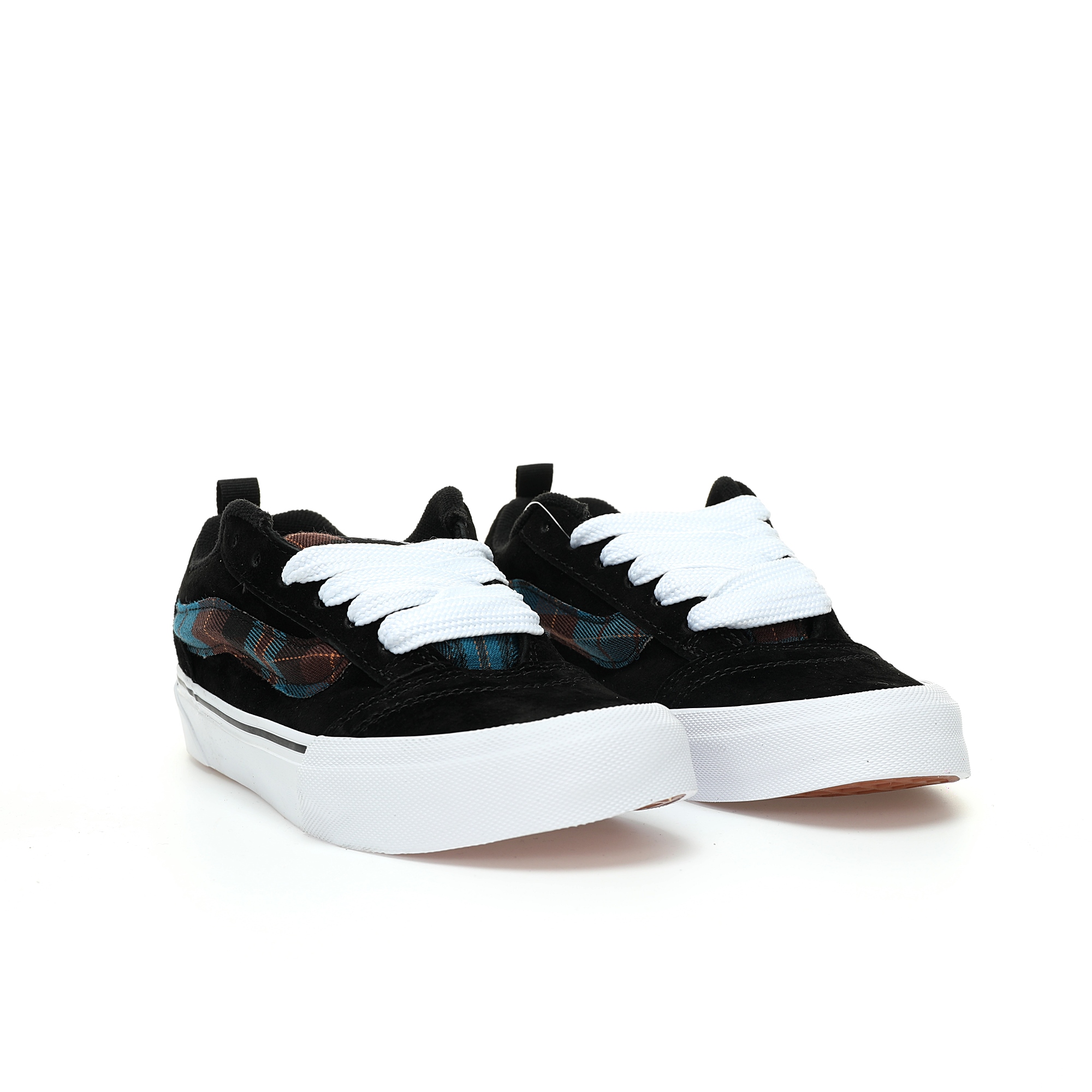 Vans Knu Skool Mens Womens - Black/Blue/Brown VN0009QC3M5-2 Shoes