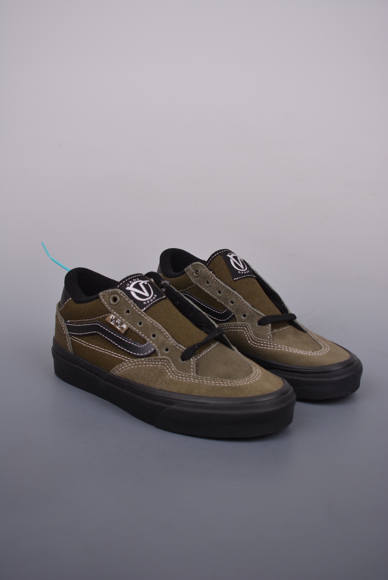 Vans Rowan Skateboard Mens Womens - Olive Green/Black VN0A5JICBIQ Shoes