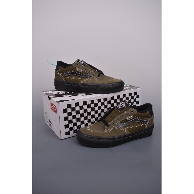 Vans Rowan Skateboard Mens Womens - Olive Green/Black VN0A5JICBIQ Shoes