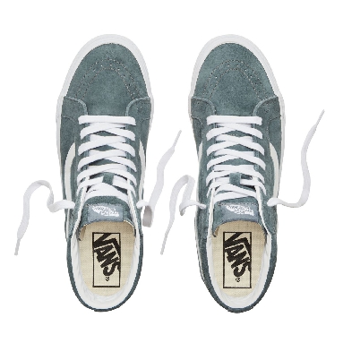 Vans Suede Sk8-Hi Reissue Classic Mens Womens - (Pig Suede) Stormy Weather/True White VA2XSBU5N Shoes