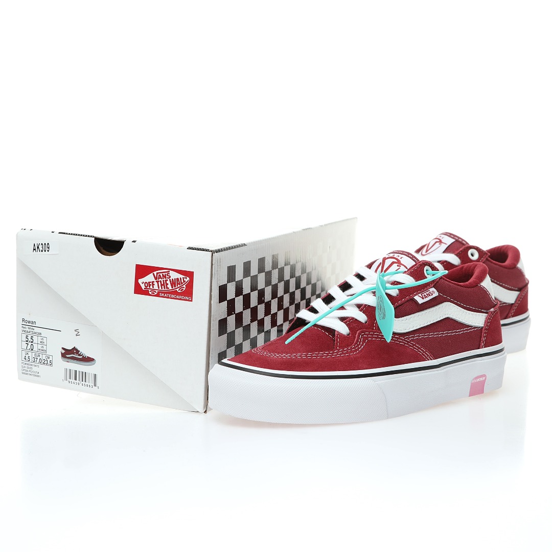 Vans Rowan Mens Womens - Red/White VN0A5JICY52-1 Shoes