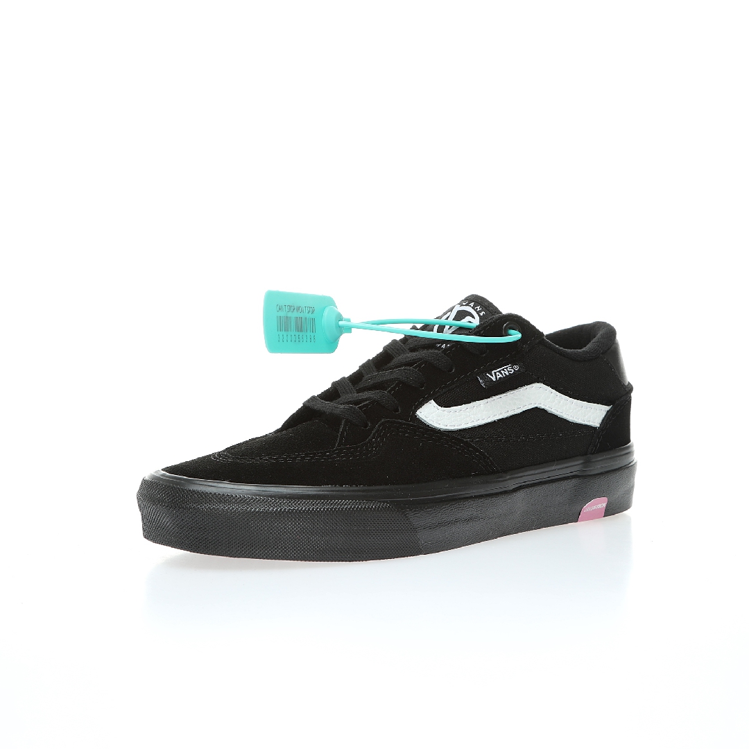 Vans Rowan Mens Womens - Black/Black/White VN0A5JICB8C Shoes