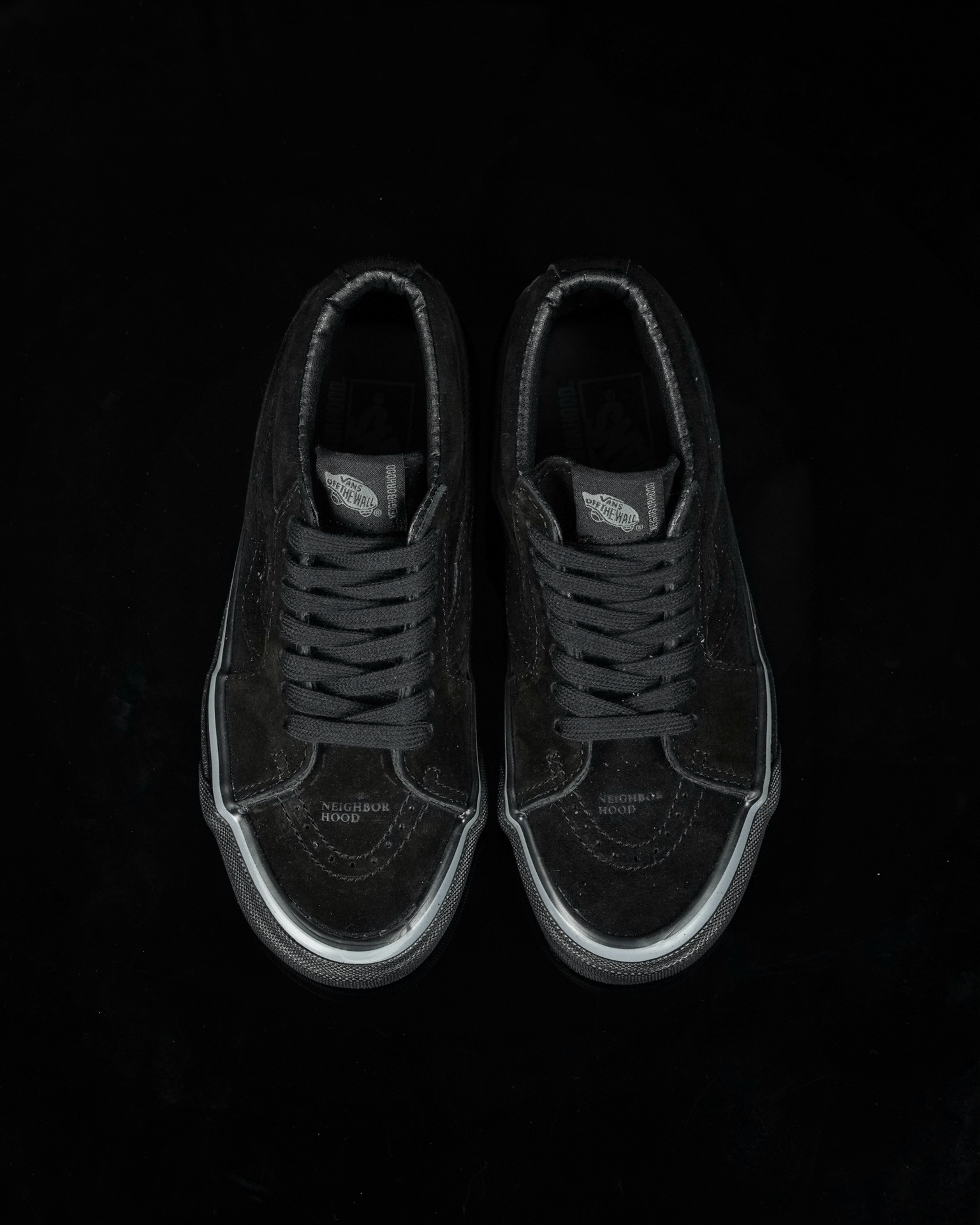 Vans x Neighborhood Sk8-Mid 83 DX NBHD Mens Womens - Black/Black NBHDSK8MDBLK Shoes